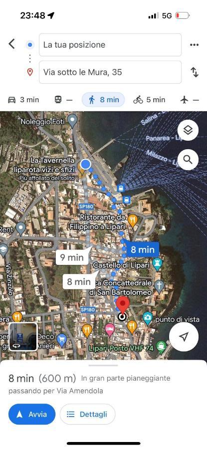 Vila Itaca Lipari  Exteriér fotografie